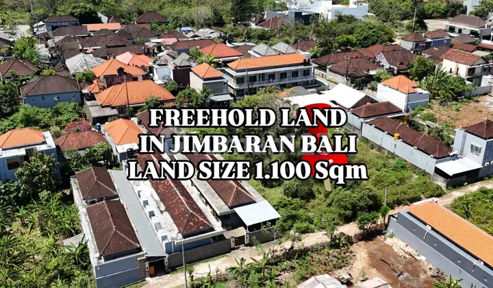 Tanah dekat Taman Rama Jimbaran Kuta Selatan Badung Bali