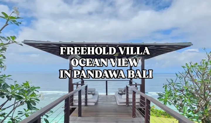 Luxury Villa with Direct Sea Cliff Views in Ungasan, Bali