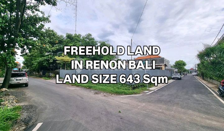 Tanah Hook bisa Dibeli Pecahan di Renon Denpasar Selatan Bali