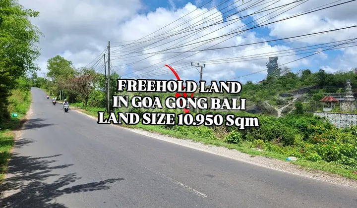 Tanah Murah di Jalan Utama Goa Gong Jimbaran Kuta Selatan Bali