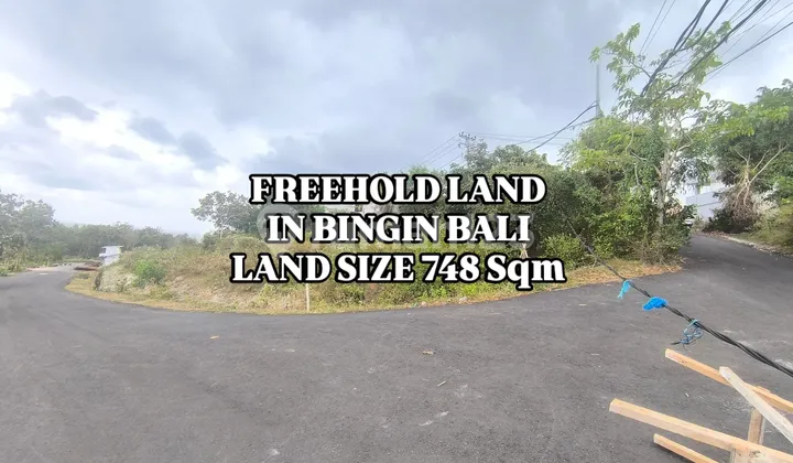 Small Hook Land in Bingin Pecatu, South Kuta, Badung, Bali