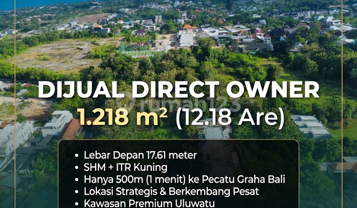 Strategic Land Direct Owner in Pecatu Uluwatu Badung Bali