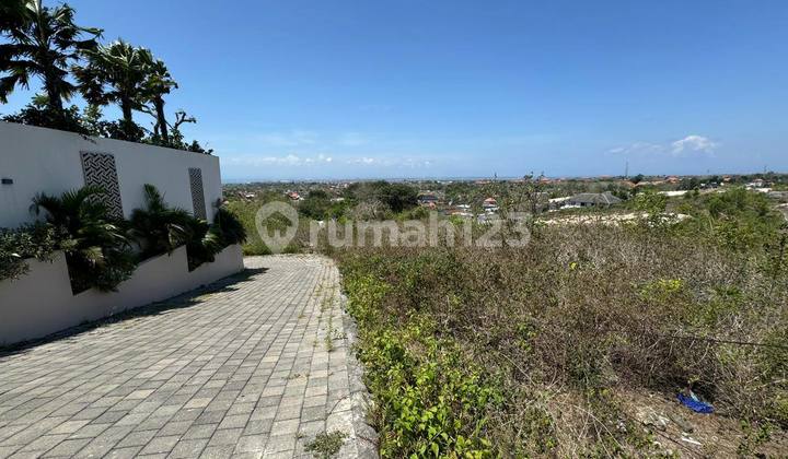 Tanah Bebas Hak Milik Dengan Pemandangan Laut Dijual di Jimbaran