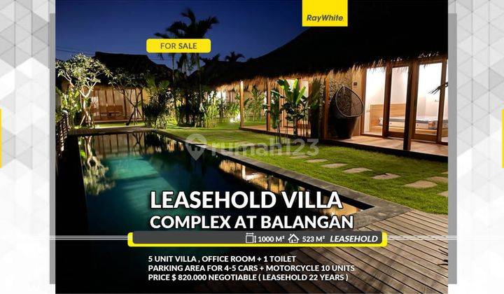 Leasehold Villa Complex Only 2 Minutes To Balangan Beach 1