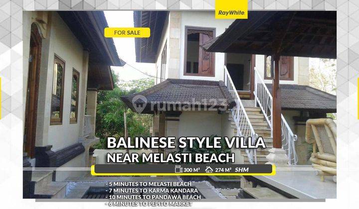 Balinese Style Villa in Komplek Near Melasti Beach 1