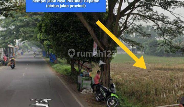 Tanah Murah Di Pinggir Jalan Raya Utama Cocok Untuk Pabrik Atau Perumahan Di Jalan Raya Pakuhaji Tangerang 2