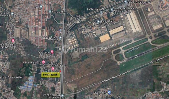 Tanah Murah Siap Bangun Lokasi Strategis Samping Aeropolis Dekat Bandara Soekarno Hatta Di Jalan Marsekal Suryadarma Kota Tangerang 2