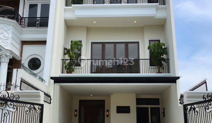 Rumah Mewah Pakai Marmer 3 Lantai Pakai Lift Siap Huni Di Bukit Hijau Pondok Indah Jakarta Selatan 1