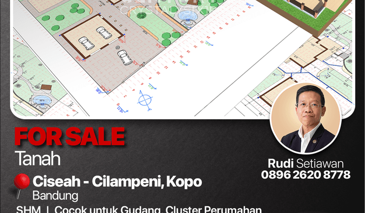 Kavling Tanah Murah Untuk Gudang Dekat Tol Soroja di Ciseah Kopo Cilampeni, Bandung 3