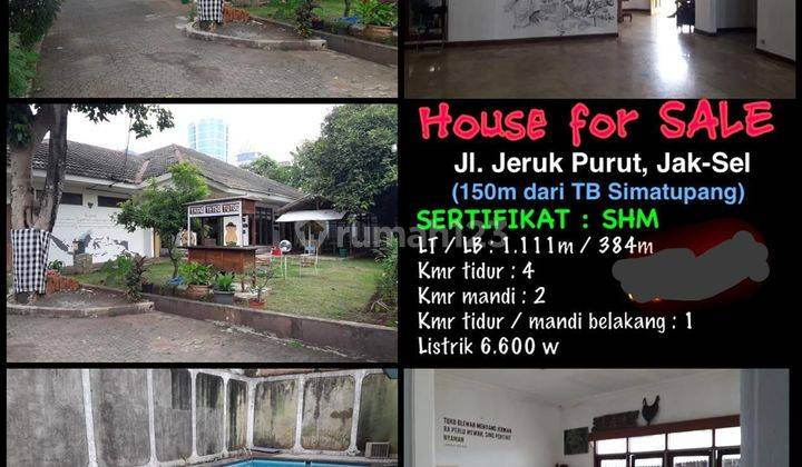 Rumah bonus kolam renang di Jakarta selatan 1