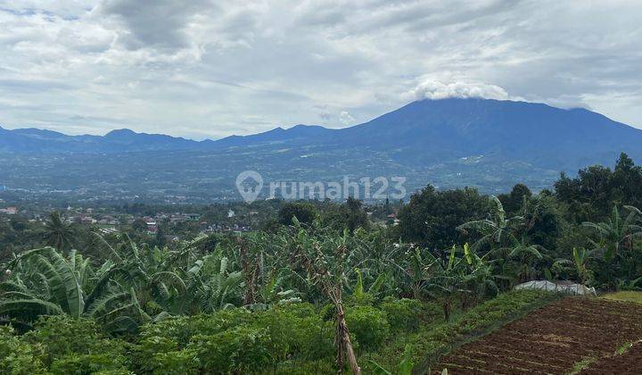 Tanah murah untuk villa+Rumah lokasi strategis view lepas gunung 1