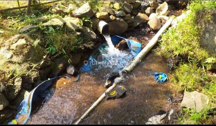 Tanah subur murah ada mata air dan kali sungai dicaringin  1