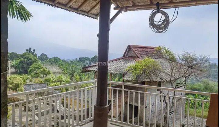 Villa kayu siap huni sangat strategis banget view lepas  1