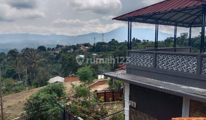 Villa kayu siap huni sangat strategis view lepas ke gunung+kota 2