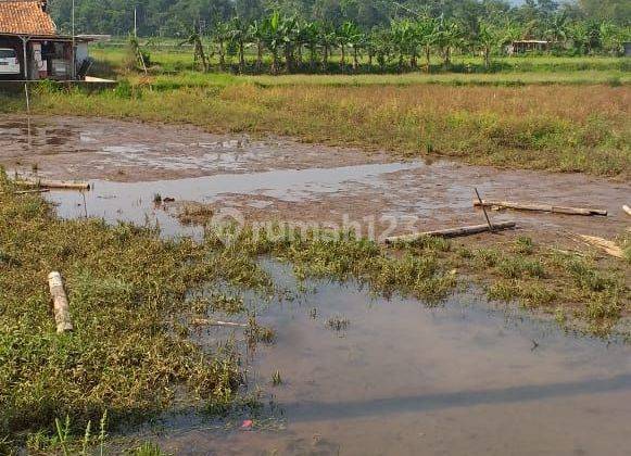 Tanah rata rumah+gazebo nempel kali sungai view lepas ke gunung  2