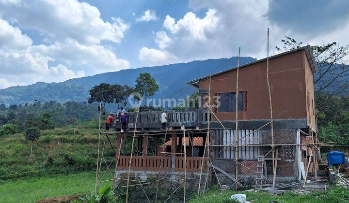 Villa siap huni strategis+tanah kosong full view dicijeruk  1