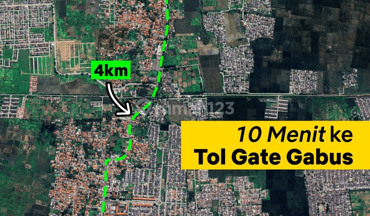 Kavling Komersial Luas 2600m Tambun Utara Bekasi 2