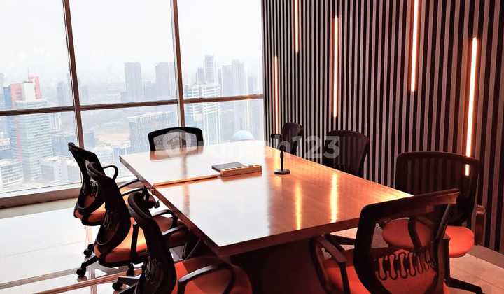Axa Tower, 700 m2, Furnished, Cocok Untuk Pialang Saham, City View