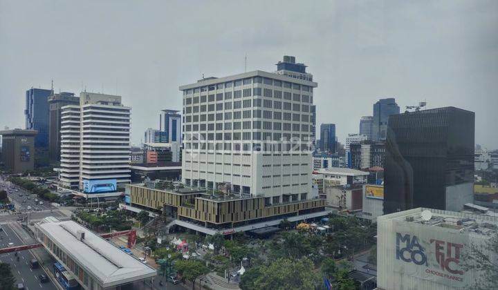 Office Lippo Thamrin, offce strata title di  kawasan bundaran HI, 218 m2, view ke  Jl Thamrin dan Sarinah, walking distance 3 menit ke MRT 1