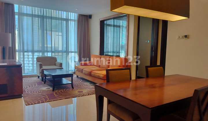 Apartemen Oakwood Mega Kuningan, Prime Location, 2 Bedroom, Dekat Kedutaan Besar China, 5 Menit ke MRT Station