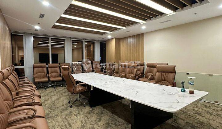 Sopodel Office Tower , 270 m2, fully furnished, siap huni, akses 800 meter ke Gatot Subroto, Rasuna Said, 1 km ke MRT Benhil 2