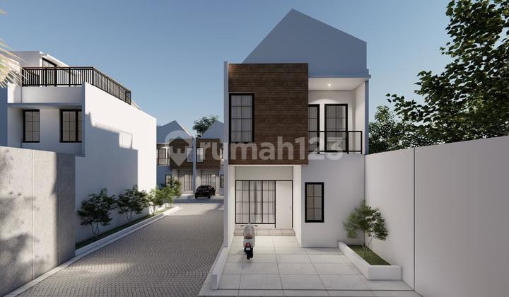 Rumah Minimalis 2 Lantai Dlm Cluster Di Pondok Cabe, Tangsel