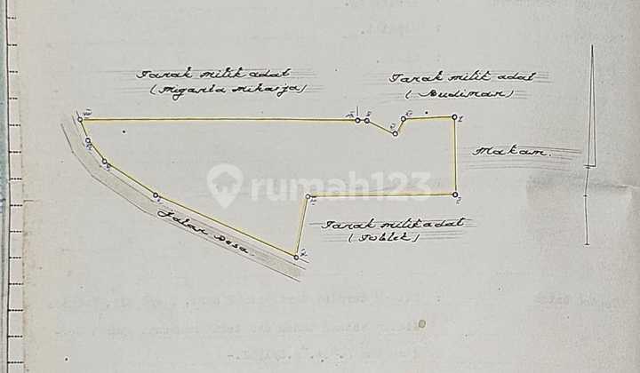 Harga Banting! Tanah SHM 2.700 M² Cuma 5M di Ciputat, Tangsel