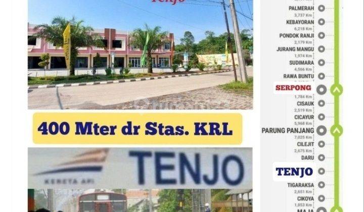 Di jual ruko baru, Lokasi strategis, Akses mudah dgn kreta n Tol  2