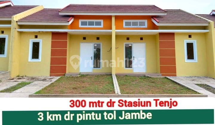 300 mtr dr Stasiun Tenjo, 3 km dr exit tol Jambe. All in 2 juta. 1