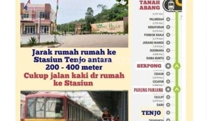 Rumah strategis, transportasi mudah dgn kreta dan tol.  12