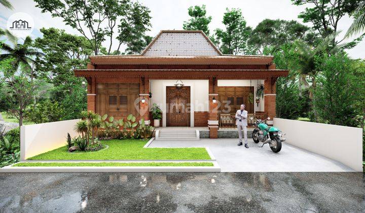 Rumah Jawa Etnik Design Joglo Tipe Luas Dekat Sleman 2