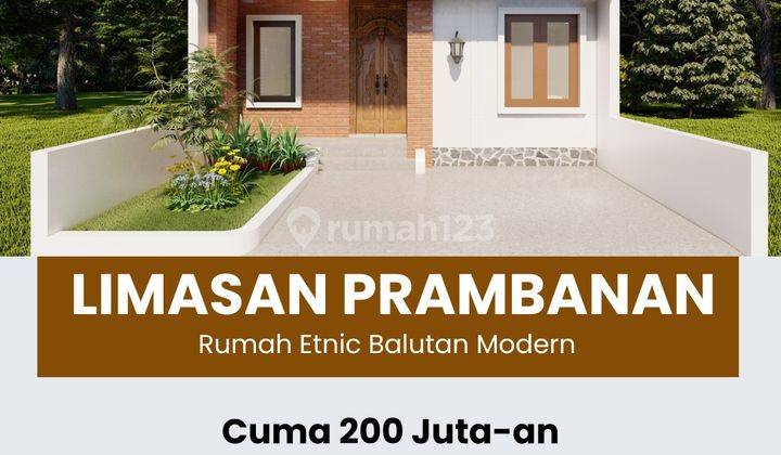 Dijual Rumah Murah Jogja Perbatasan Klaten Sleman, Desain Limasan 1