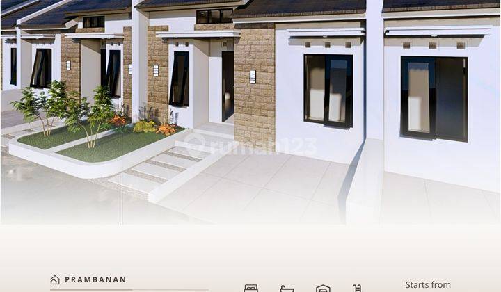 Rumah Minimalis Modern Dijual di Prambanan Harga 195 Juta 1