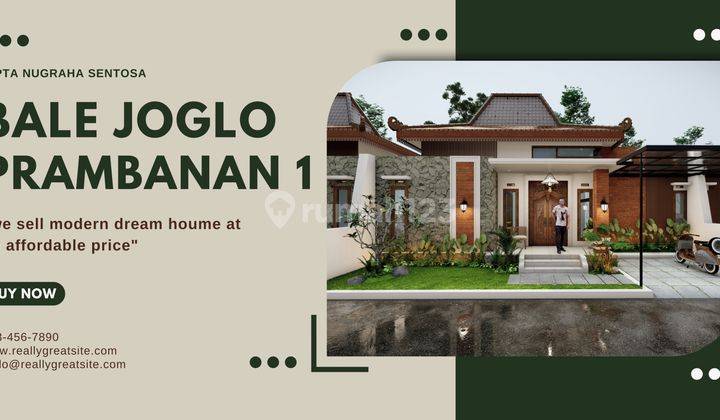 Nyaman Hunian Klasik Joglo Modern 495 Juta di Prambanan Sleman 1