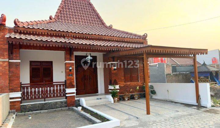 Rumah Joglo di Jogjakarta Mewah di Cluster Premium, Legalitas SHM Pbg  1