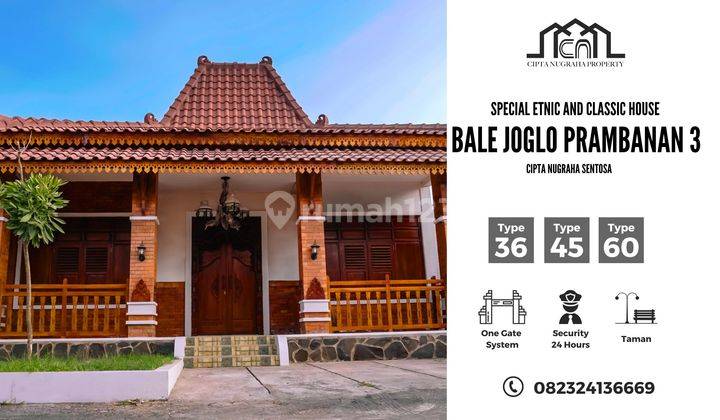 Rumah Dijual Etnik Harga Ekonomis Lokasi Strategis Dekat Pintu Candi Prambanan 1