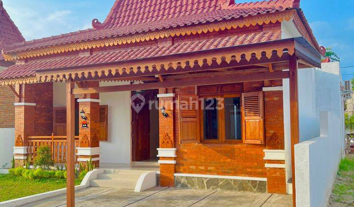 Dijual Rumah Murah Konsep Unik Joglo Cuma 450 Juta di Sleman 1