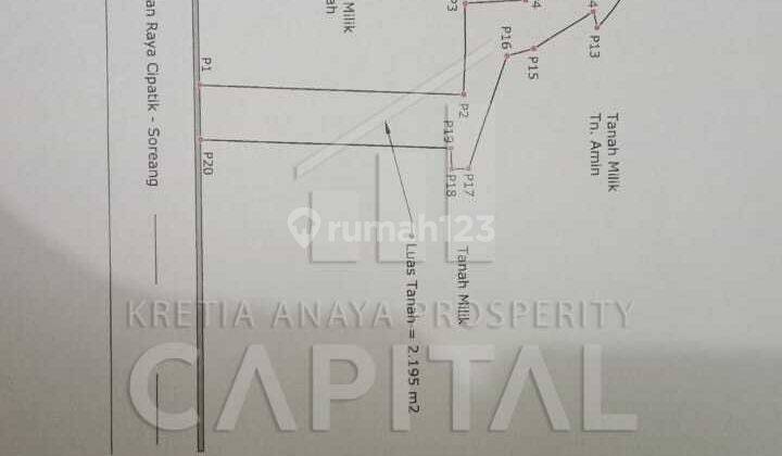 Sawah di Pinggir Jalan Raya Lokasi Strategis di Soreang Bandung 1