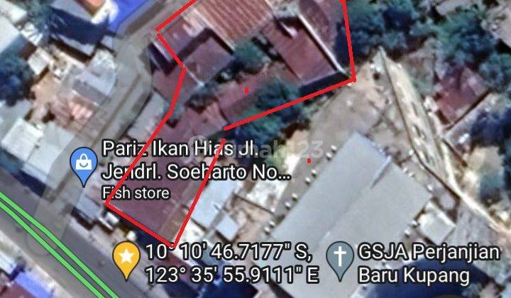 Jual Tanah 1.184 M2 SHM di Naikoten Jalan Jend Soeharto Kupang