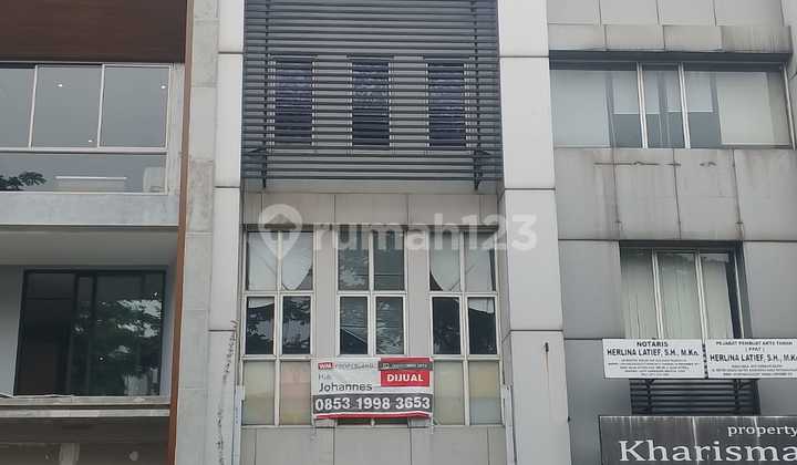 Jual BU Ruko Alam Sutera pinggir jalan utama 3 lantai SHM