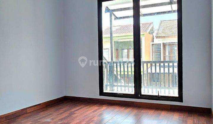 kamar tidur emerald townhouse bintaro rumah siap