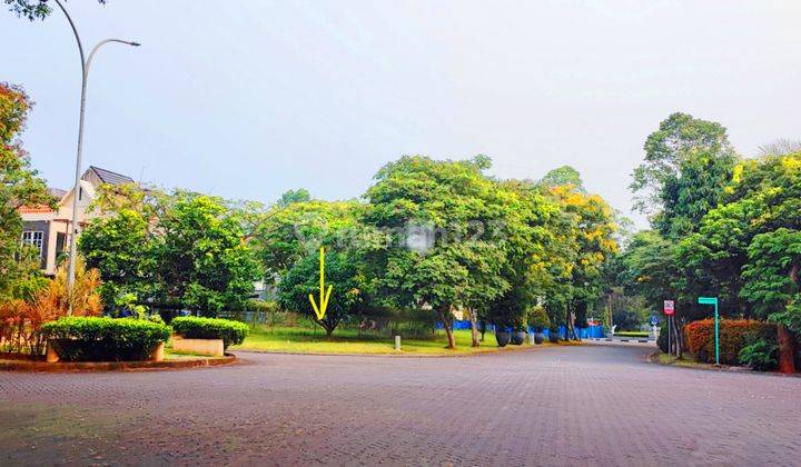 Jarang Ada, Kavling Hook Hadap Taman, Di Cluster Cajuputi, De Park, Bsd City 2