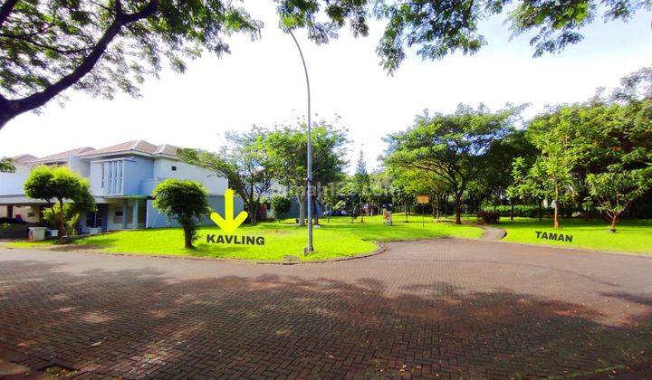 Jarang Ada. Kavling Hook Samping Taman Di De Park, Bsd City 2