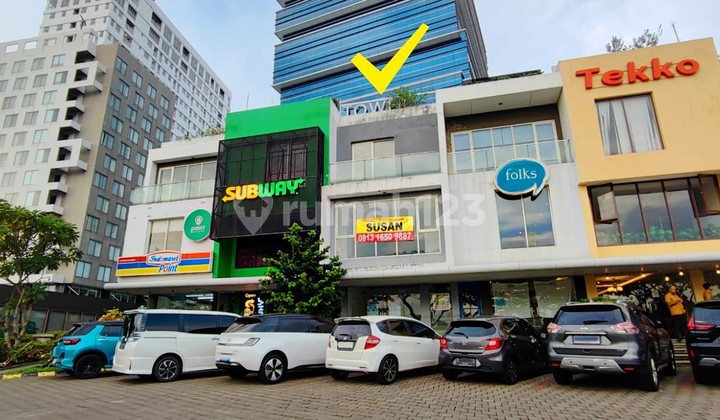 DIJUAL RUKO ALFRESCO INTERMARK BSD 4 LANTAI HADAP JALAN RAYA