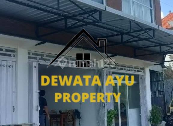 2 Unit 3 Floor Shophouse Land 260M2 On Munggu Main Road Rice Field View 2