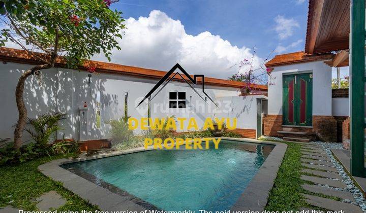 Classic Villa 2 Bedrooms Land 170M2 Furnished In Batur Sari Sanur 1