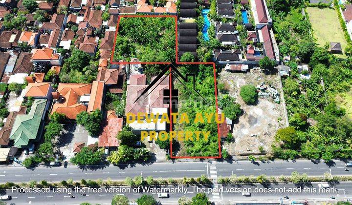 Land area 2900m2 Location on Main Road Bypass Sanur 1