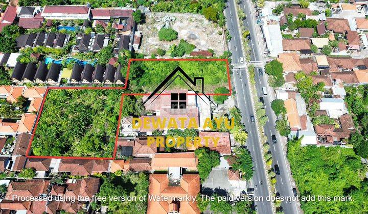 Land area 2900m2 Location on Main Road Bypass Sanur 2