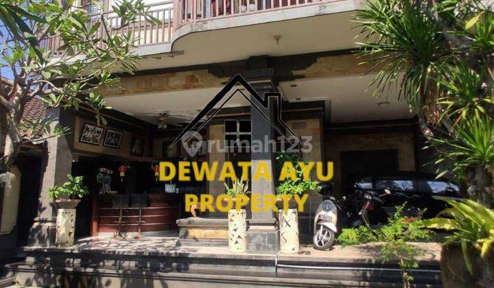 RUMAH STYLE BALI LAHAN 415M2 5 KAMAR HALAMAN LUAS DI KERTA DALEM 1