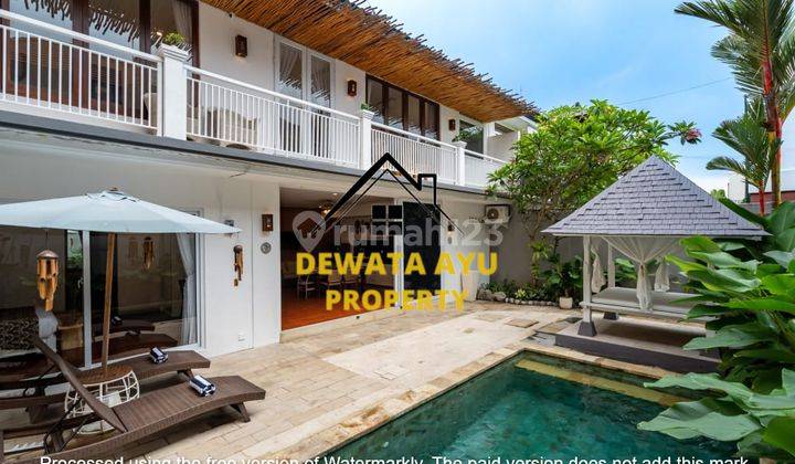 Villa Terawat 3 Kamar Furnish Lahan 217M2 Akses 6 Meter Di Umalas 1